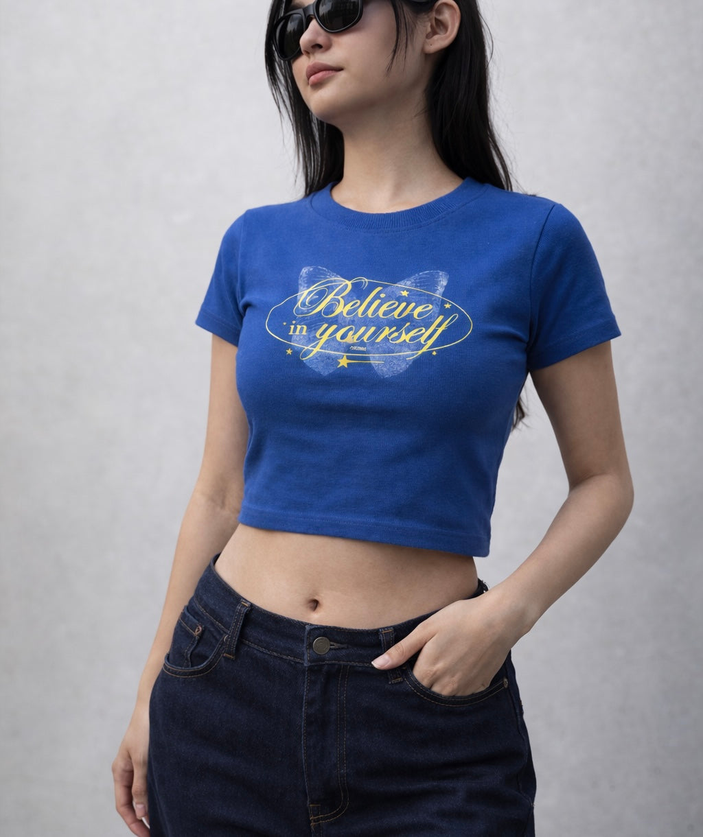 Believe In yourself - Women's Baby tee